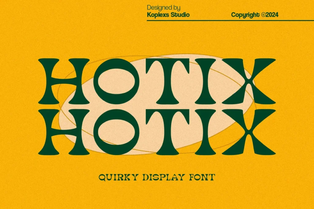 25 Best Fonts for Video Games That Make Your Game Look More Professional 10 Hotix Font