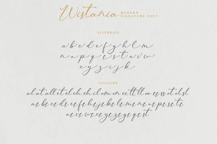 Wistania Font