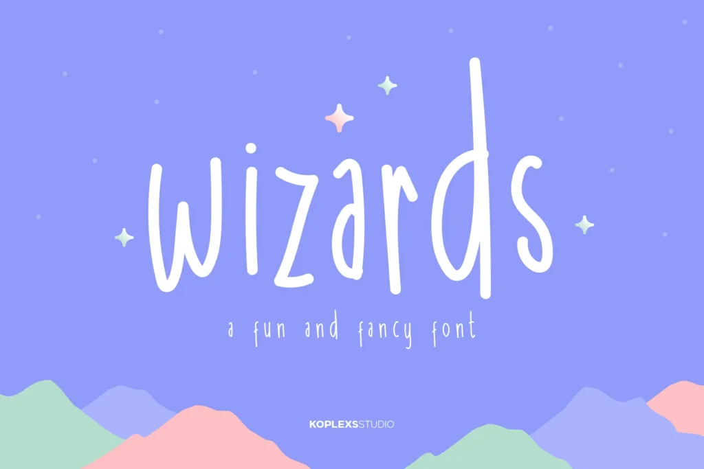 25 Best Fonts for Video Games That Make Your Game Look More Professional 23 Wizards Font
