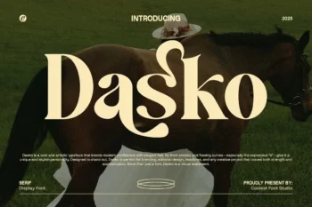 Dasko Font – Modern & Elegant Serif Typeface