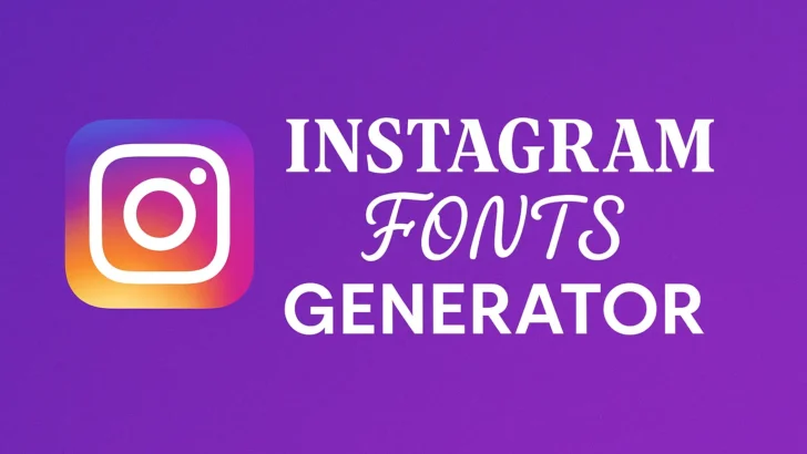 Instagram Fonts Generator