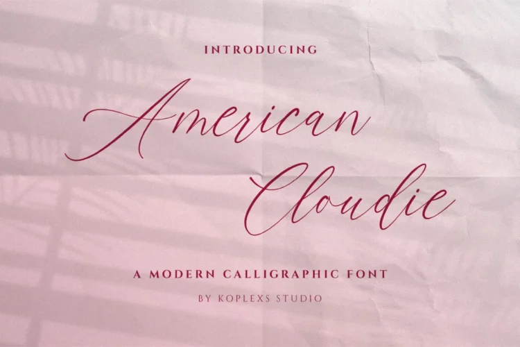 American Cloudie Font