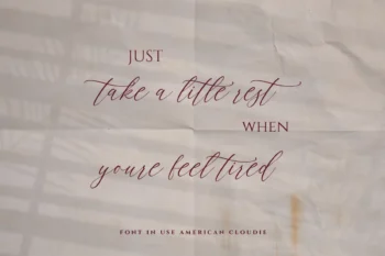American Cloudie Font