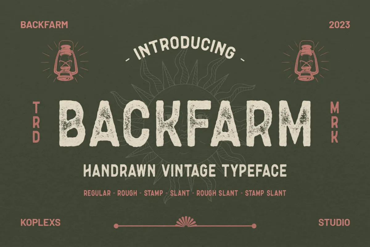 Backfarm Font