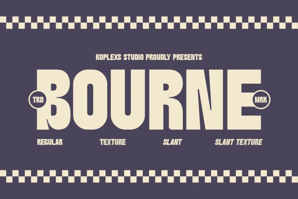 Bourne Font