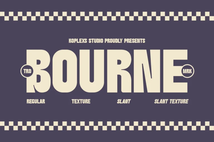 Bourne Font
