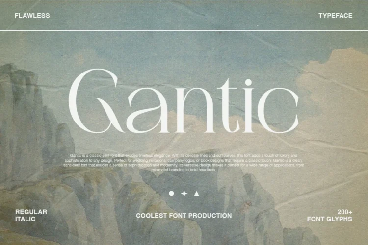 Gantic Font