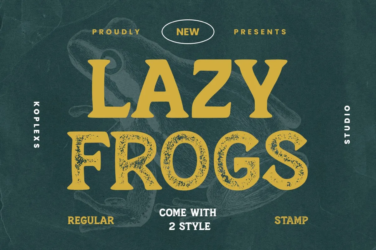 Lazy Frogs Font