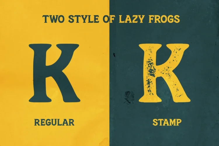 Lazy Frogs Font