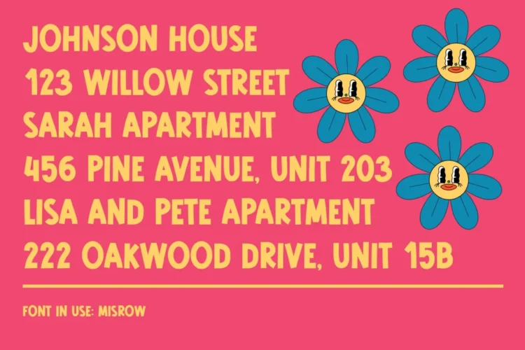 Misrow Font