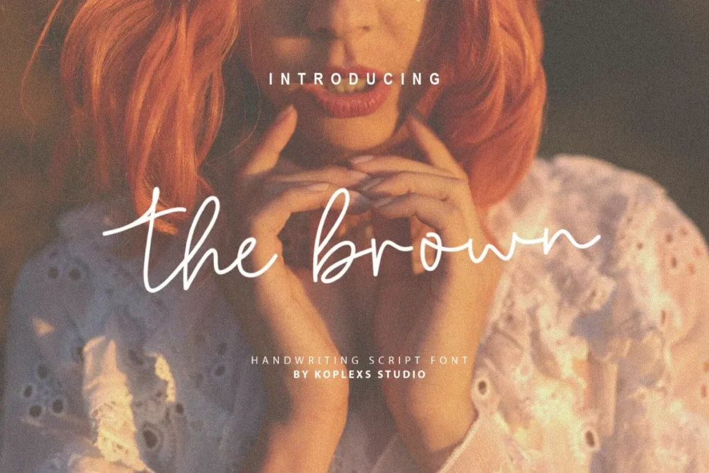 The Brown Font