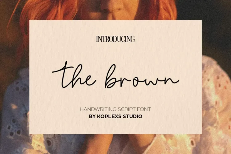 The Brown Font