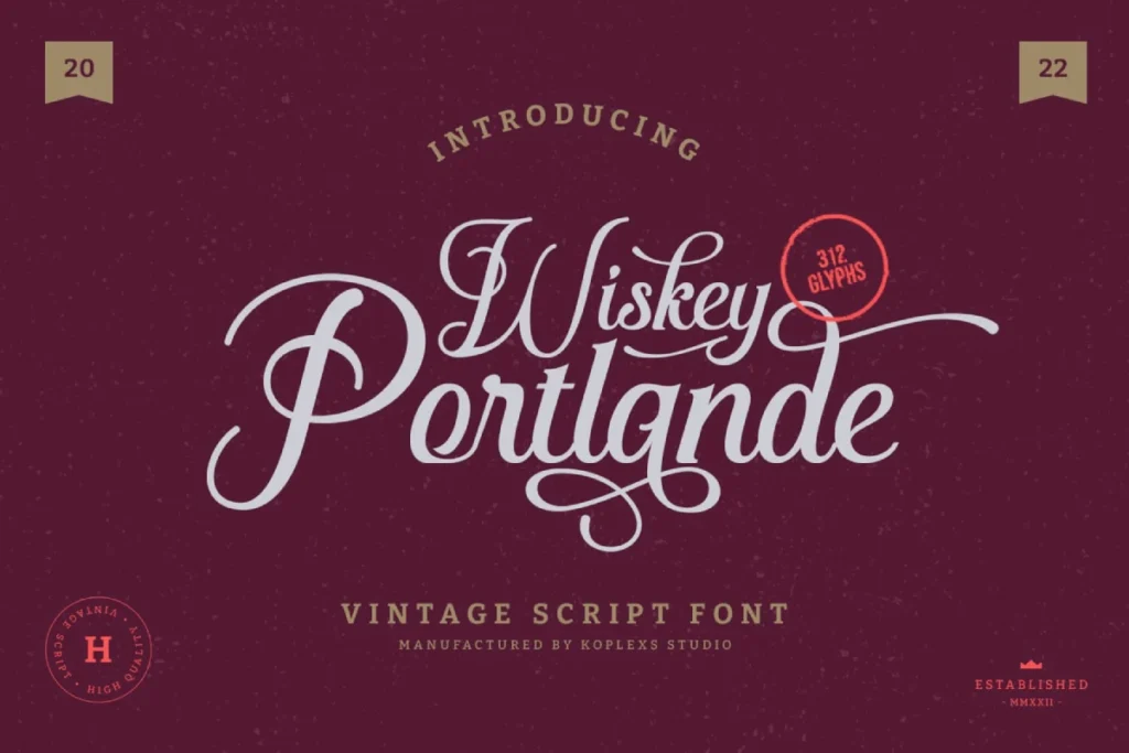 Wiskey Portlande Font