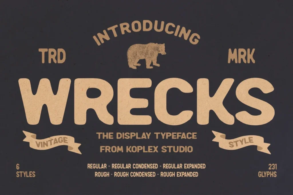 Wrecks Font