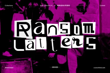 Ransom Latters Font