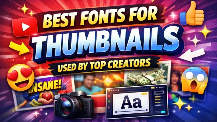 Best Fonts for Thumbnails