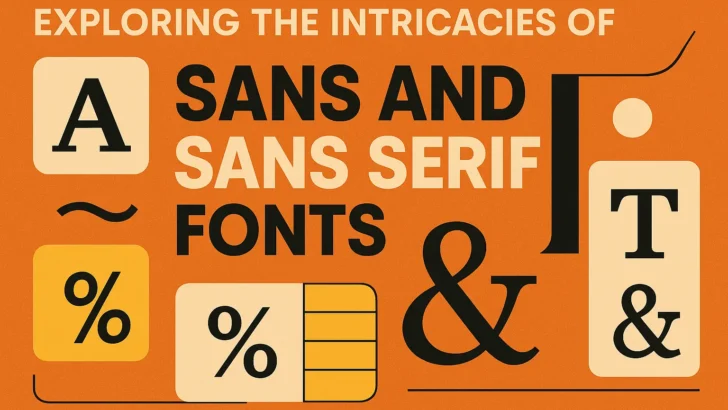 Sans and Sans Serif Fonts