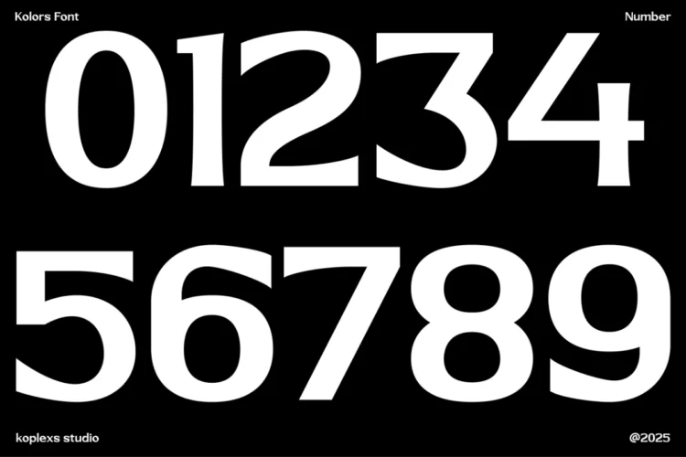 Kolors Font - Modern Aesthetic Display Typeface for Branding, Luxury, and Creative Design