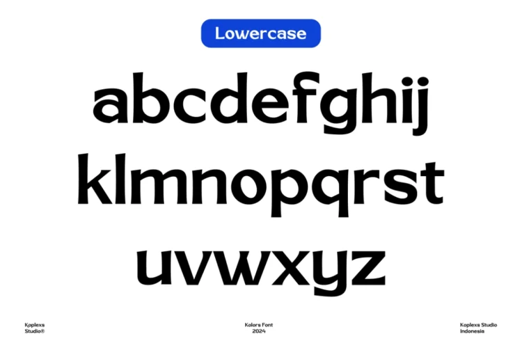 Kolors Font - Modern Aesthetic Display Typeface for Branding, Luxury, and Creative Design