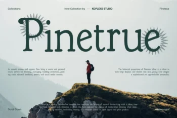 Pinetrue Font
