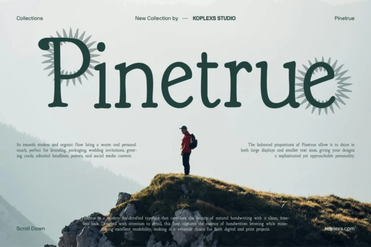 Pinetrue Font
