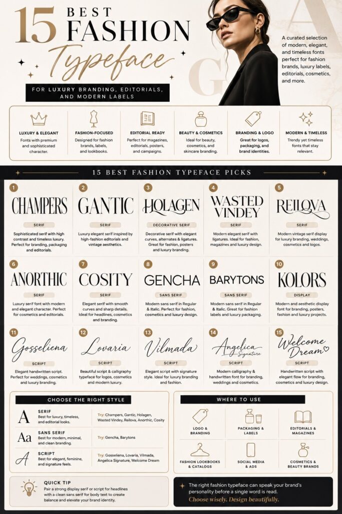 fashion typeface