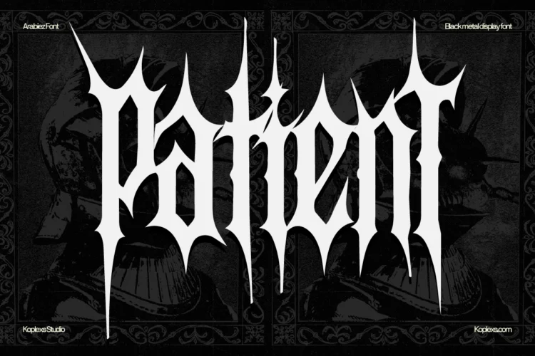 metal music font