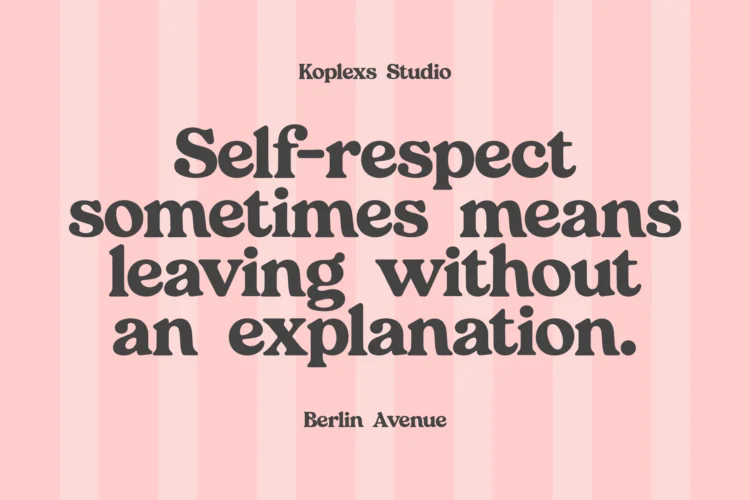 Berlin Avenue Font