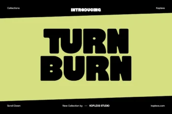 Turn Burn Font