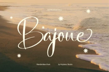 Bajoue Font: Elegant Script for Logos and Invitations