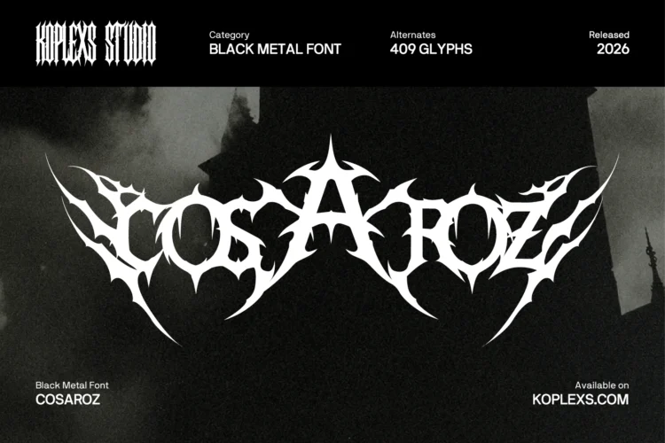 Black Metal Font