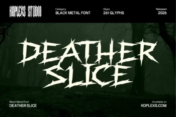 Deather Slice Font
