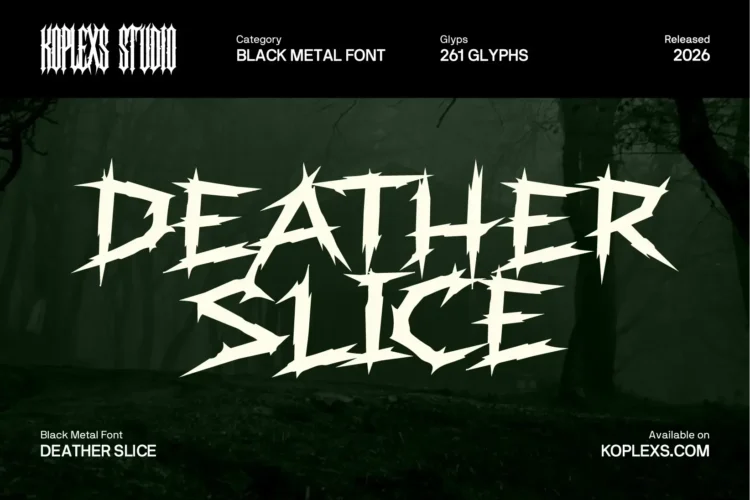 Deather Slice Font