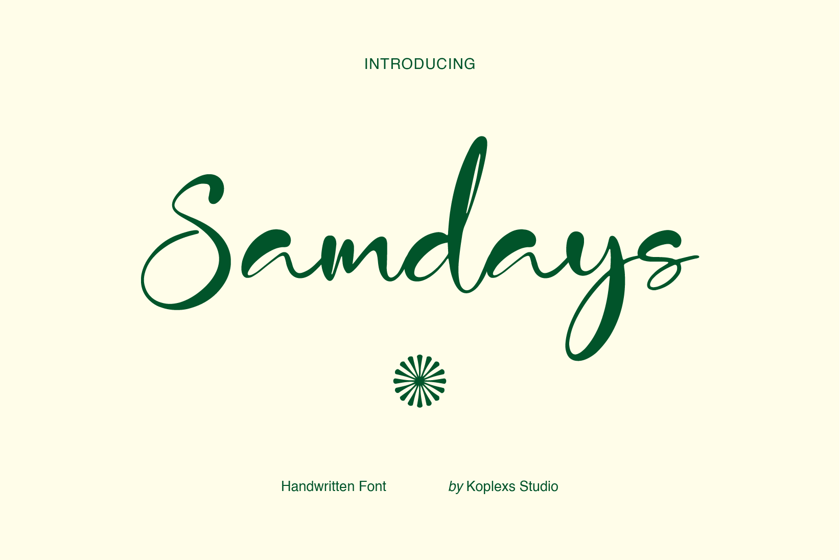 Samdays Font 3 Samdays Font | Handwritten Script for Branding & Weddings