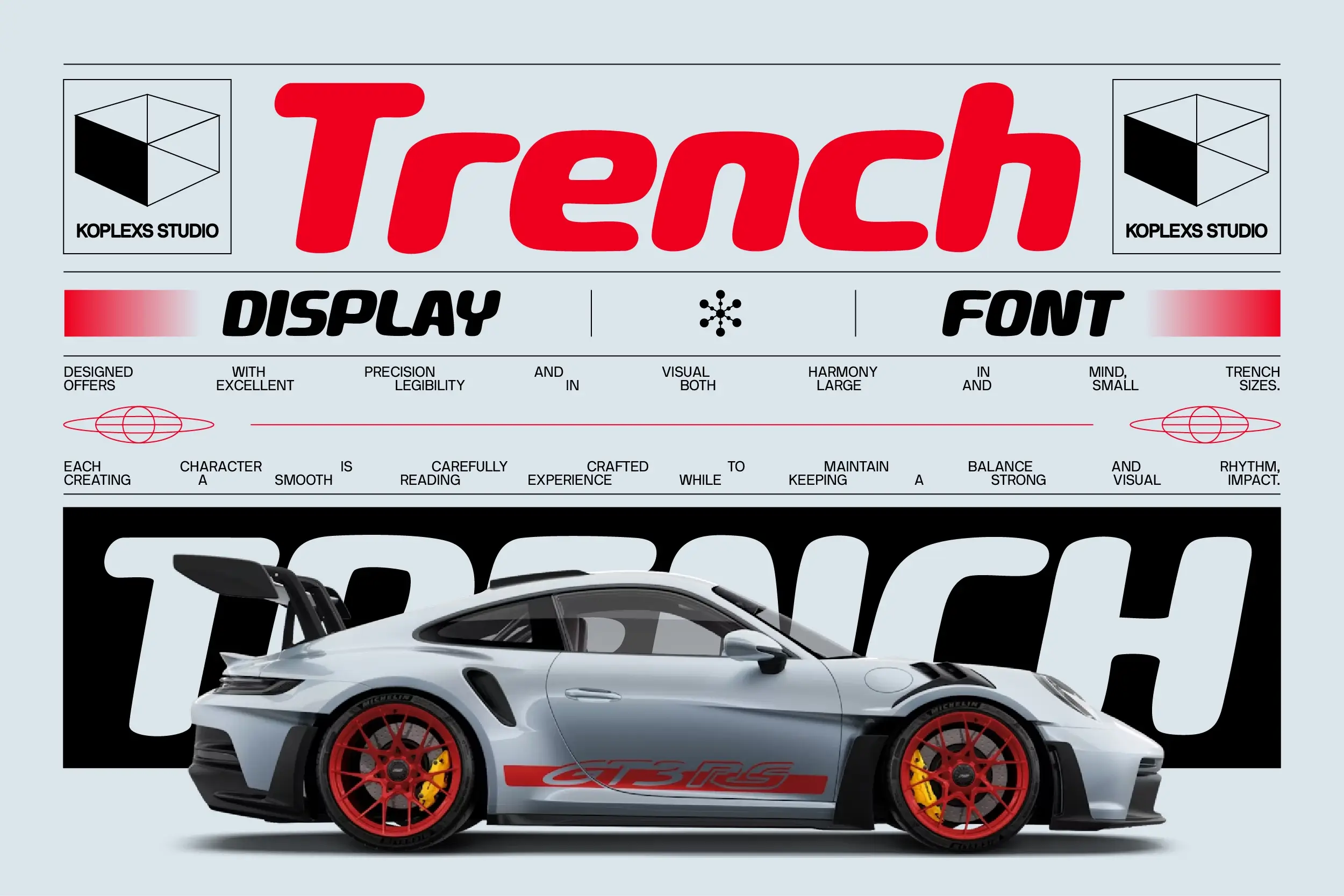 Trench Font 3 Trench Font: Sports Display Font for Logos and Posters