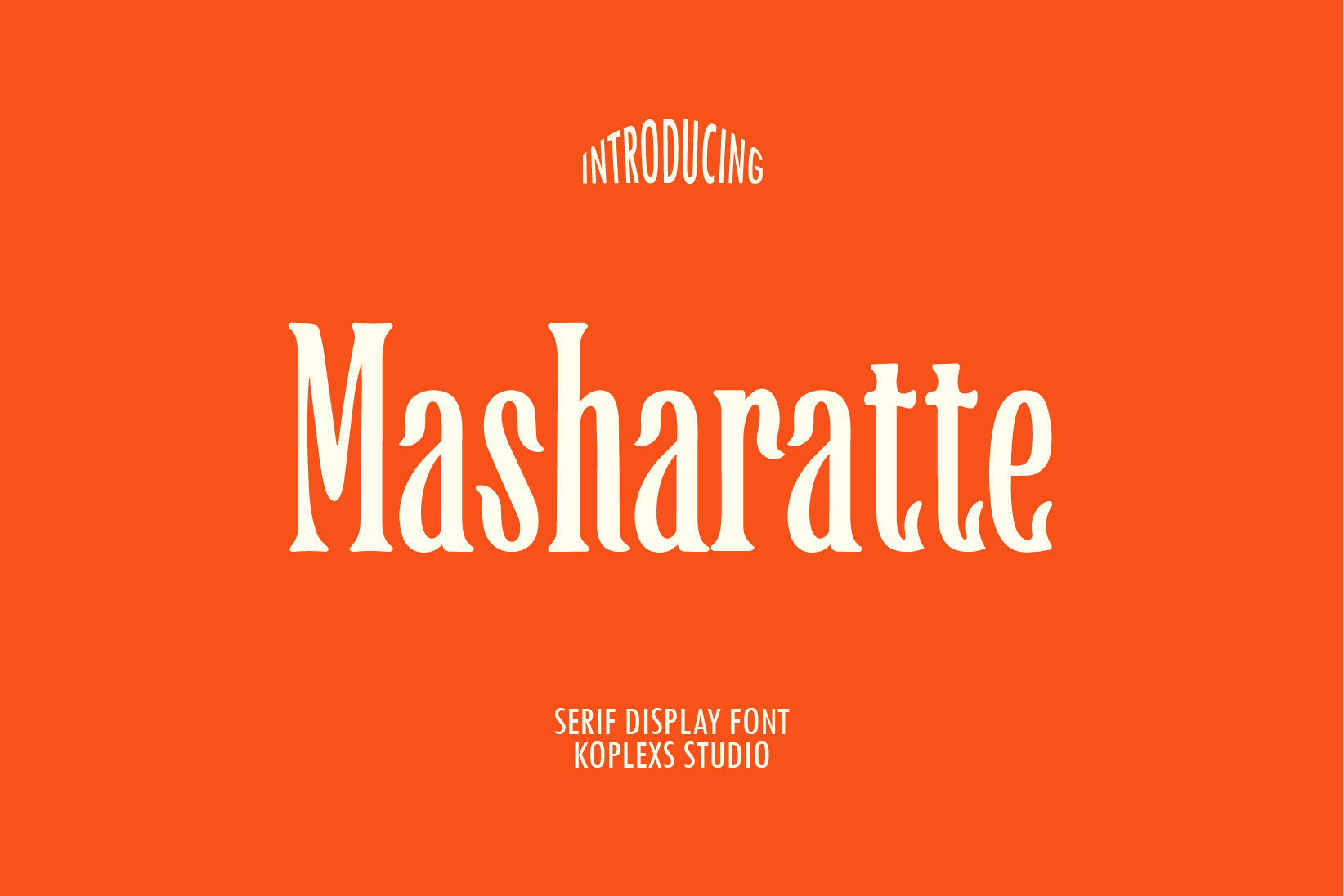 Masharatte Font 3 Masharatte Font | Retro Condensed Serif for Branding